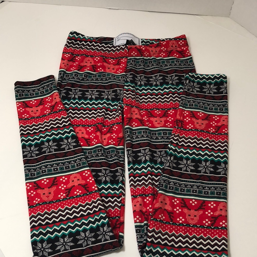 Leggings Christmas print Small